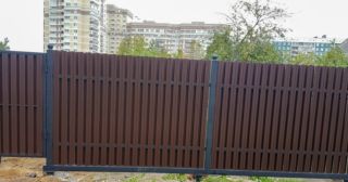 Купить распашные ворота из штакетника Кимры, цена от 2771 руб.