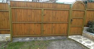 Купить распашные ворота деревянные Кимры, цена от 2771 руб.